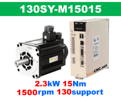 Servo Motor&Drive 26 เซอร์โวมอเตอร์ไดร์ Servo Motor & Drive 2.3KW 15Nm 1500rpm 130support
