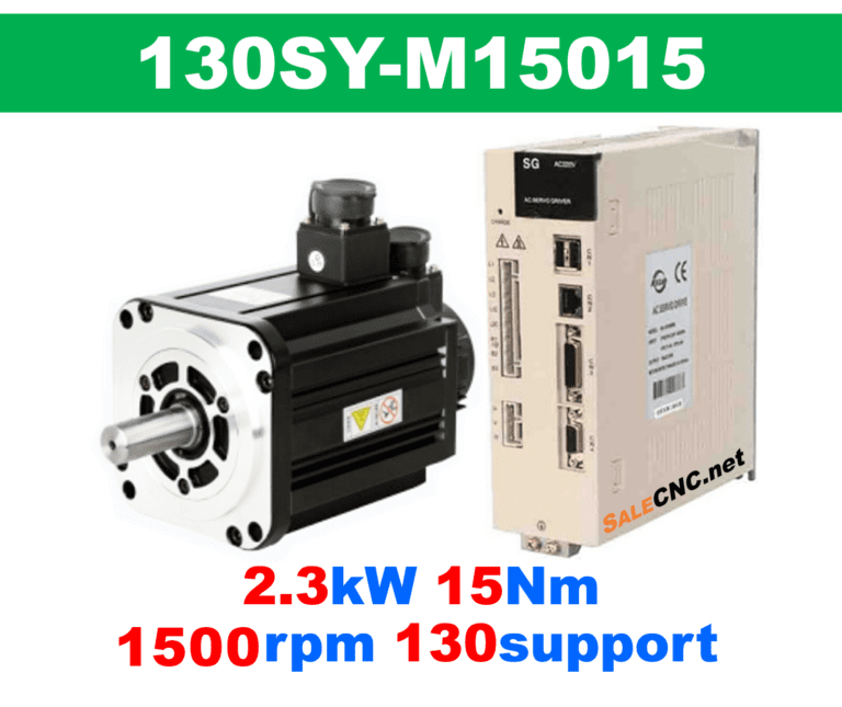 เซอร์โวมอเตอร์ไดร์ Servo Motor & Drive 2.3KW 15Nm 1500rpm 130support