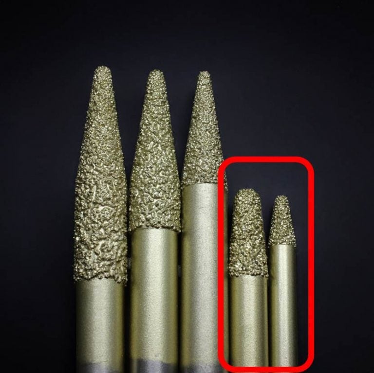 2. Smelting Diamond Ball Nose cutter, Shank Diameter 6-8mm, Tip Diameter 2-6mm, Cutting Length 12-20mm, Total Length 60mm