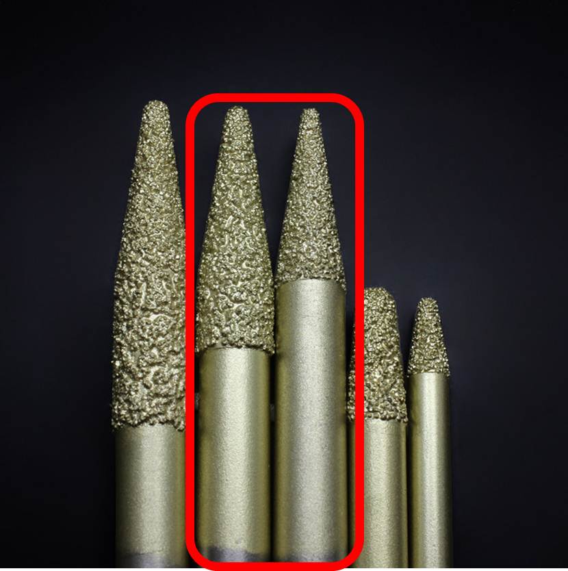 3. Smelting Diamond Ball Nose cutter, Shank Diameter 8-10mm, Tip Diameter 3-6mm, Cutting Length 30mm, Total Length 90mm 1 3. Smelting Diamond Ball Nose cutter, Shank Diameter 8-10mm, Tip Diameter 3-6mm, Cutting Length 30mm, Total Length 90mm