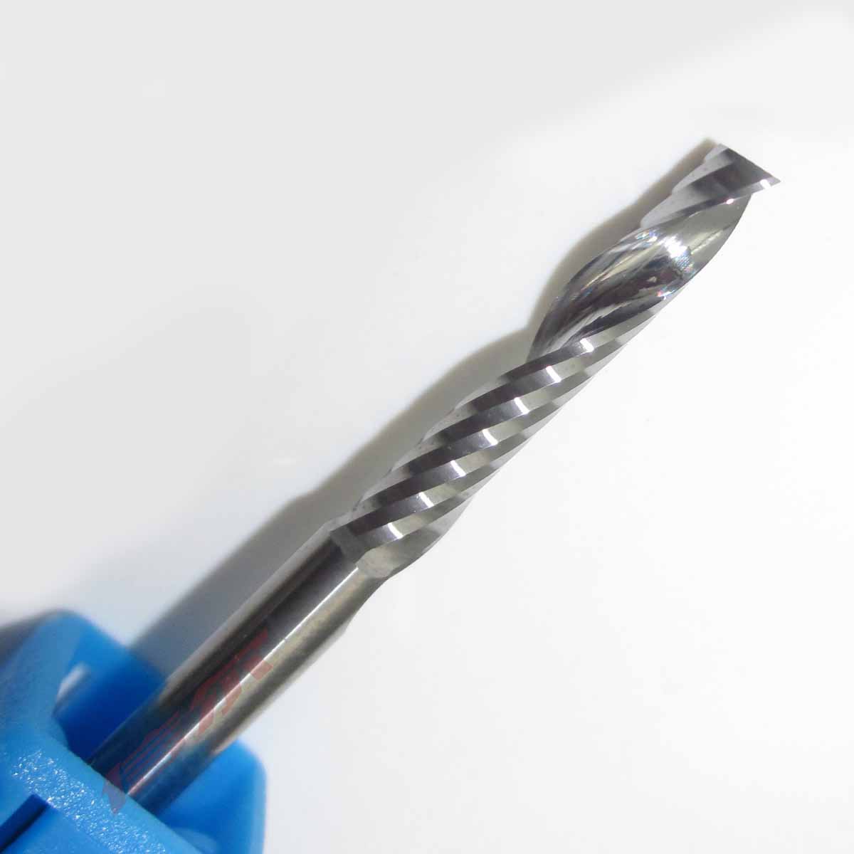 One Spiral Flute Bites, Diameter 1.0-3.175mm, Cutting Length 3-17mm, Total Length 38-40mm 1 One Spiral Flute Bites, Diameter 1.0-3.175mm, Cutting Length 3-17mm, Total Length 38-40mm