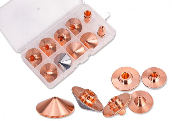 Laser nozzle NL Tip, หัวเลเซอร์ OD 10.7-32mm M11 M12 M14 1 Laser nozzle, Outsider Diameter 10.7-32mm