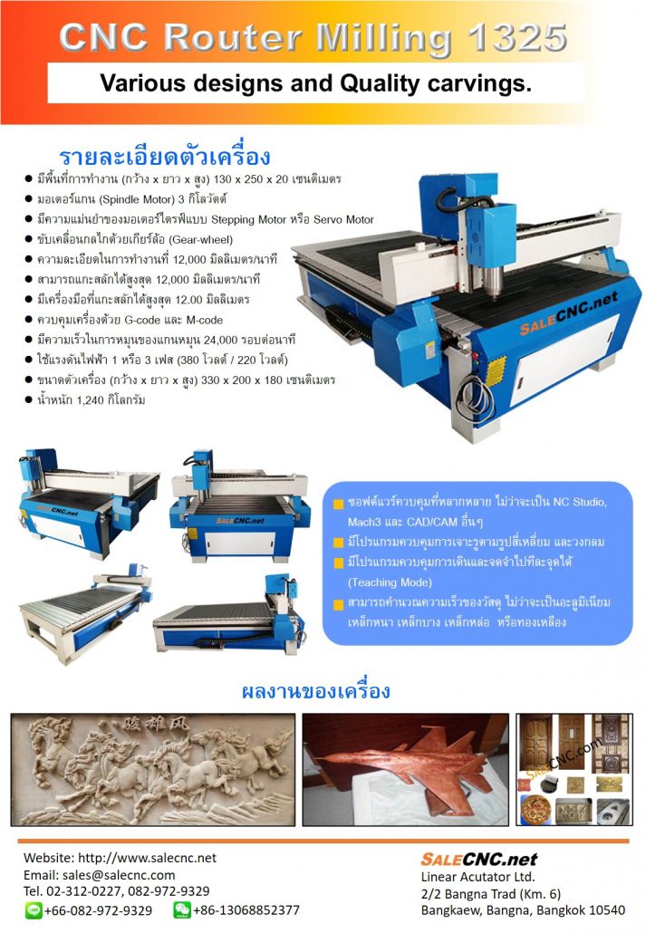 Brochures CNC Router 1325 newww