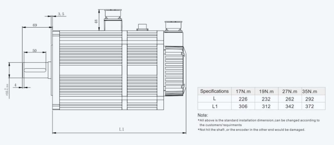 Installation Dimension Unit=mm