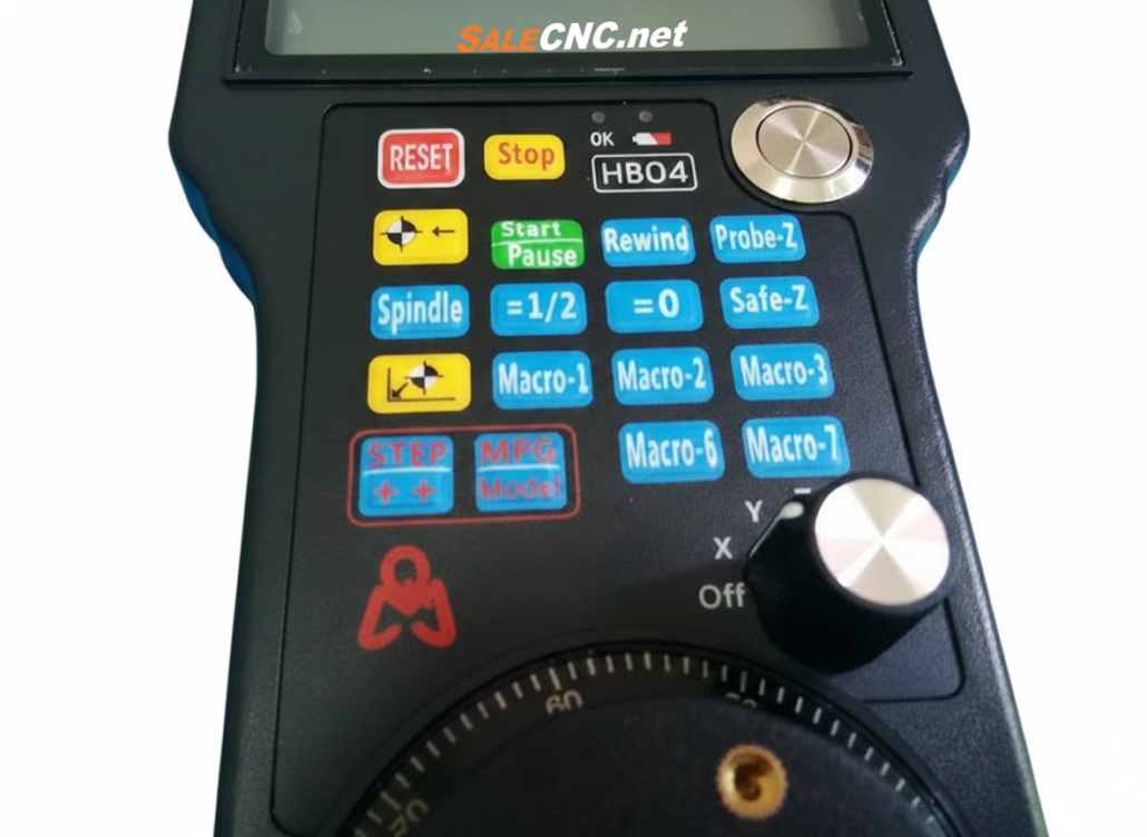 Wireless MPG Handwheel Pendant for Mach3 Controller (Model WHB04) 4 Wireless MPG Handwheel for Mach3 Controller01