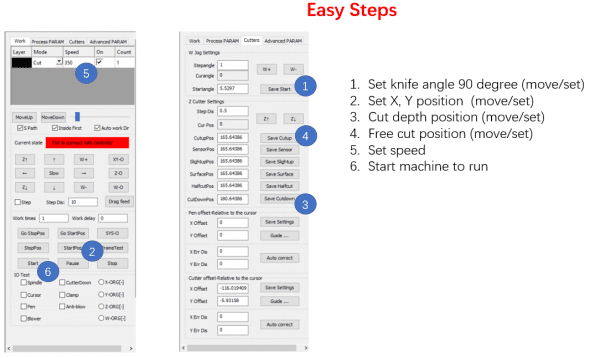 CNC Knife cut easy way