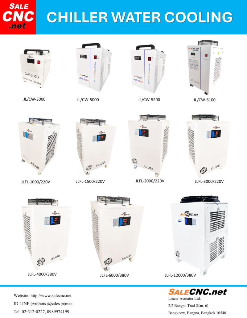 JCW-6180 Chiller Water Cooling System 3 chillerรวม 1