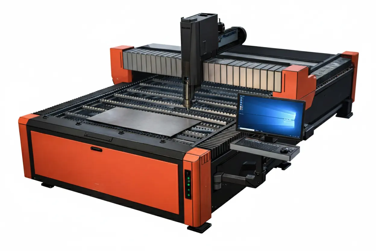 FB-16-1530 CNC Fiber Laser - 1000W Cutting System 13 Machine Dimensions Overview