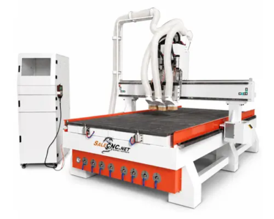 CNC Router Milling 3 Spindle Auto Tool Changer With Vacuum Table and Dust Collector 3TXV-1313