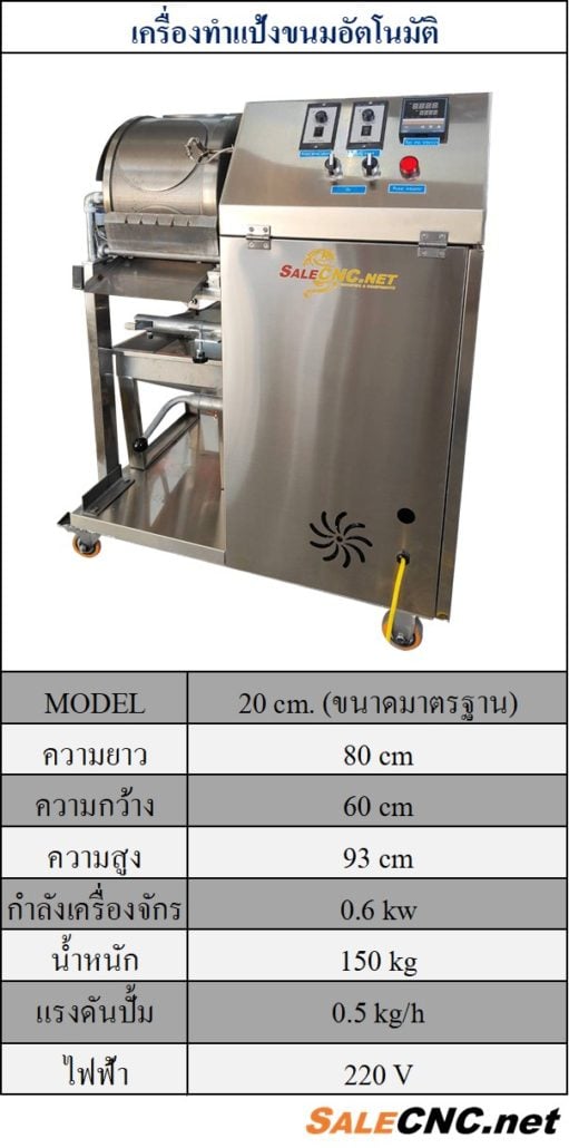 เครื่องทำแป้งอัตโนมัติ
