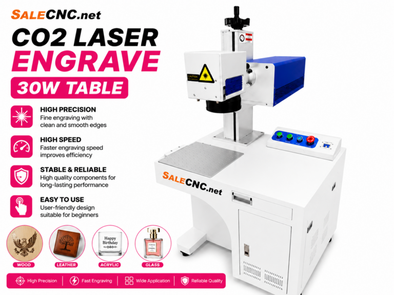 เลเซอร์แกะสลัก CNC Engraving CO2 30W