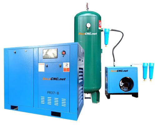 ชุด Air compressor 37KW 50HP + Air dryer + Gas storage tank + Filter 3 ตัว + อุปกรณ์เสริม 1 ชุด Air compressor 37KW 50HP + Air dryer + Gas storage tank + Filter 3 ตัว + อุปกรณ์เสริม