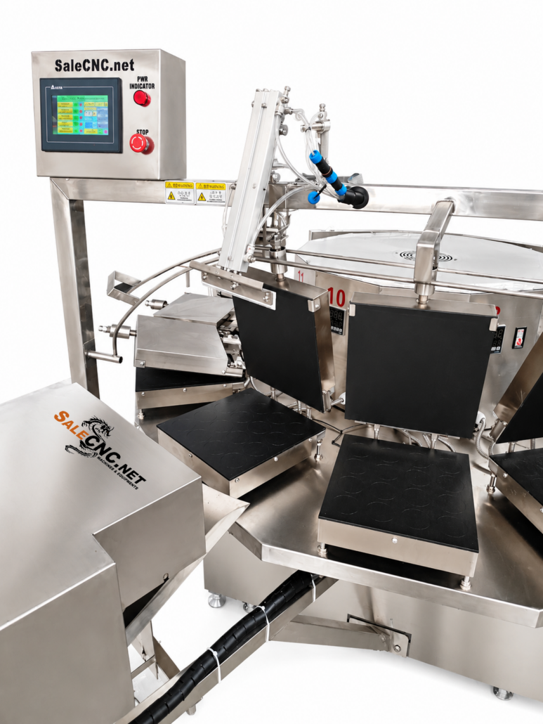 Automatic Egg Roll Making Machine เครื่องทำทองม้วน ระบบอัตโนมัติ 12 หัวคู่ 4 ทองม้วน 3