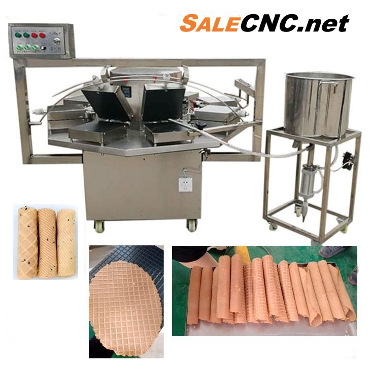 Automatic Egg Roll Making Machine (6 Dual Heads) 19 ทองม้วน1