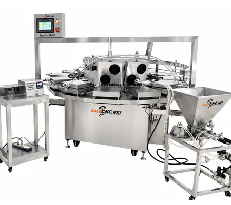 Automatic Egg Roll Making Machine เครื่องทำทองม้วน ระบบอัตโนมัติ 12 หัวคู่ 25 เครื่องทองม้วน 12 เตาคู่