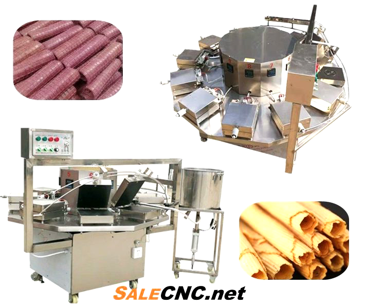 Automatic Egg Roll Making Machine (6 Dual Heads) 18 เครื่องทองม้วน 3