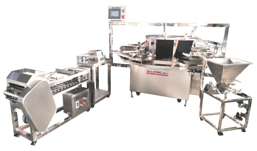 Automatic Egg Roll Making Machine เครื่องทำทองม้วน ระบบอัตโนมัติ 8 หัวคู่ 6 เซตทองม้วน 1
