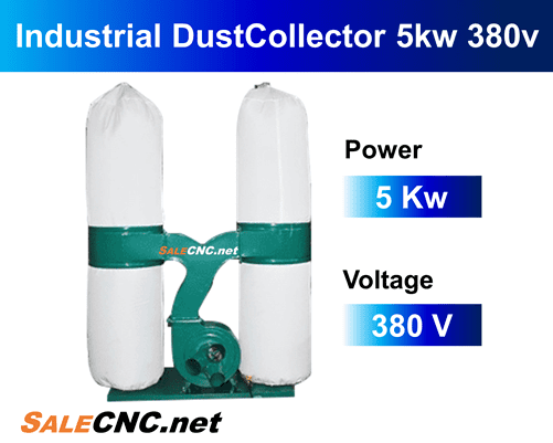 เครื่องดูดฝุ่น/ควันอุตสาหกรรม Industrial Dust Collector 5.5KW 380V 1 เครื่องดูดฝุ่น/ควันอุตสาหกรรม Industrial Dust Collector 5.5KW 380V
