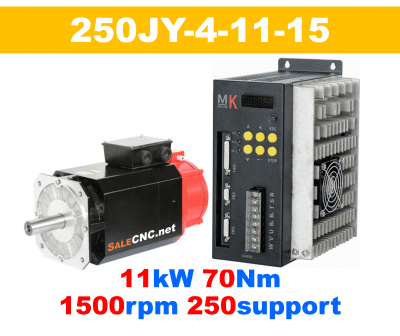 Servo Motor&Drive 36 เซอร์โวมอเตอร์ไดร์ Servo Motor & Drive 11KW 70Nm 1500rpm 200support 380V