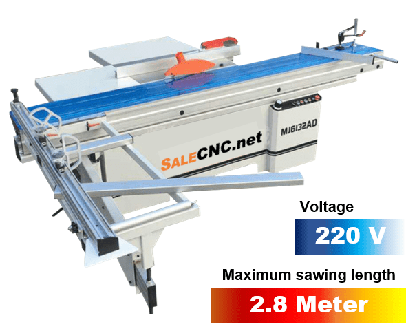 เครื่องตัดไม้ Cutting Wood Machine ยาว 2800mm 220V รุ่น MJ6132AD 1 เครื่องตัดไม้ Cutting Wood Machine ยาว 2800mm 220V รุ่น MJ6132AD