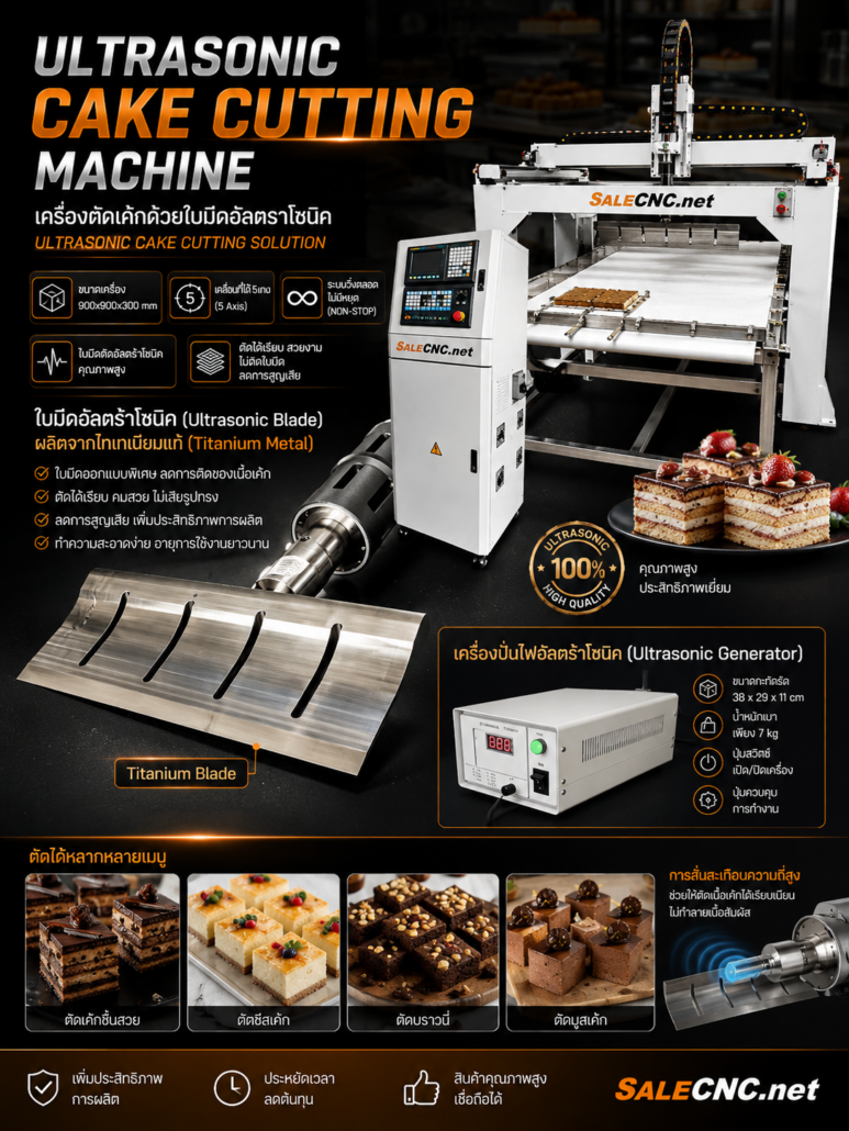 Cake Cutting Ultrasonic Machine เครื่องตัดเค้ก ด้วยอัลตราโซนิค 3 3024f768 808d 423e a6c8 3ad7664248b0