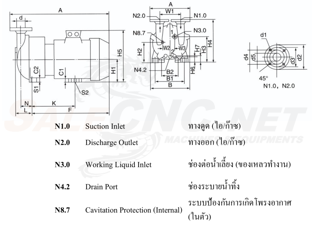 Water Vacuum Pump Machine