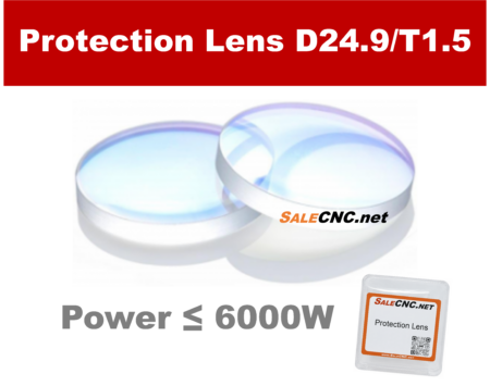 Laser Protection Lens for Fiber Lasers, Power ≤ 6000W – D24.9/T1.5 1 24.9 1.5 r