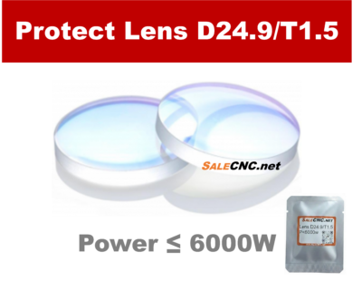 Laser Protection Lens for Fiber Lasers, Power ≤ 6000W – D24.9/T1.5
