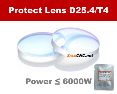 Laser Protection Lens, Power ≤ 6000W – D25.4/T4
