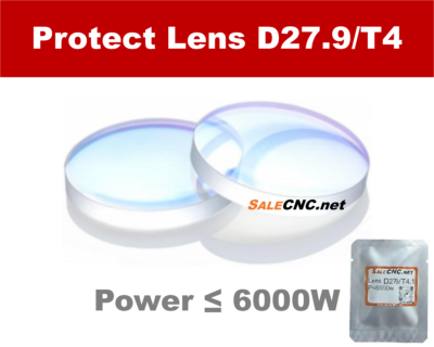 Laser Protection Lens, D27.9/T4, Power ≤ 6000W