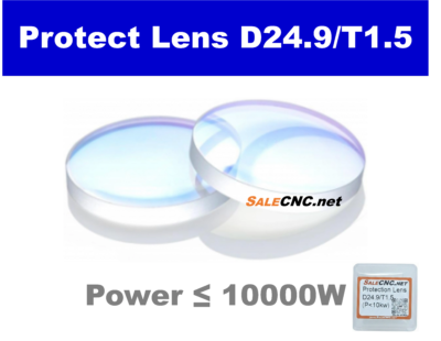 Laser Protection Lens D24.9/T1.5, Power ≤ 10000W