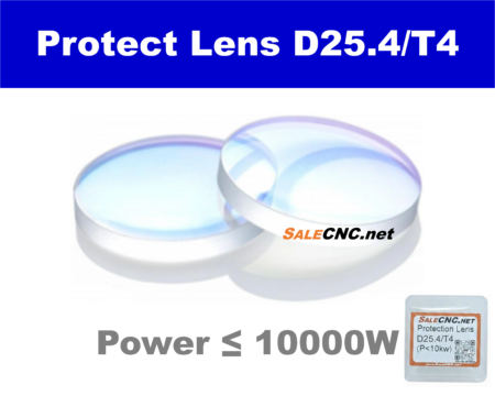 Laser Protection Lens for Fiber Lasers – D25.4/T4, Power ≤ 10000W 1 Protection Lens D25.4 T14 10kw