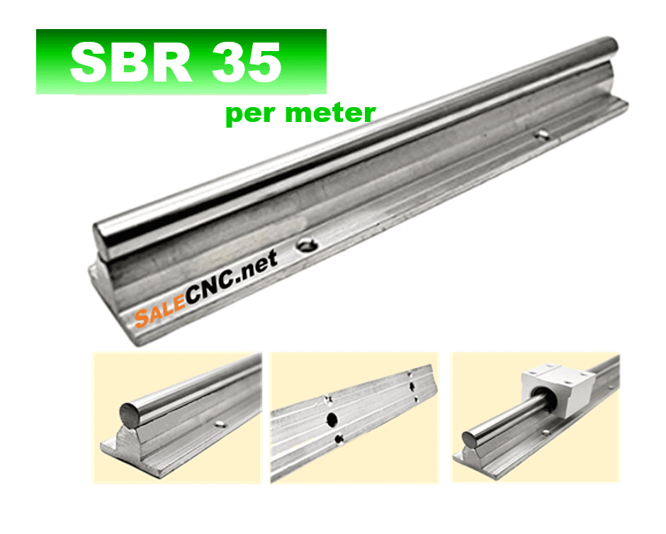 รางสไลด์ รางเลื่อน Linear Rail SBR35 per Meter 1 รางสไลด์ รางเลื่อน Linear Rail SBR35 per Meter