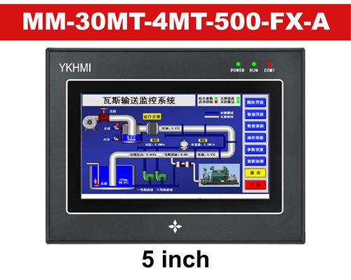 Controller PLC YKHMI MM-30MT-4MT-500-FX-A 5 inch 1 Controller PLC YKHMI MM-30MT-4MT-500-FX-A 5 inch