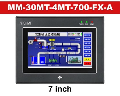 Controller PLC YKHMI MM-30MT-4MT-700-FX-A 7 inch 1 Controller PLC YKHMI MM-30MT-4MT-700-FX-A 7 inch