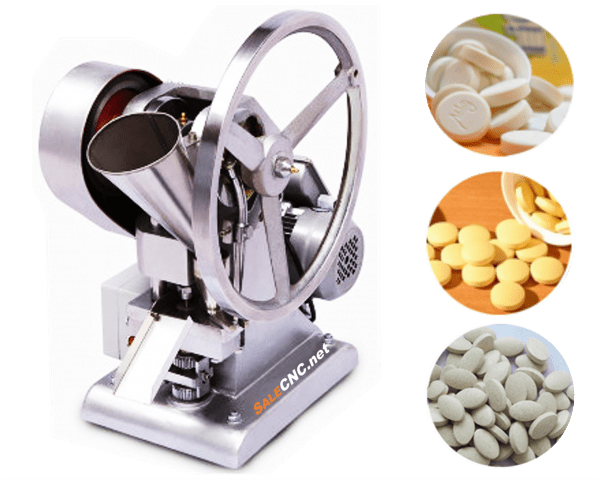 เครื่องตอกเม็ดยา เครื่องอัดเม็ด เครื่องผลิตเม็ดยา แบบตอก 1 หลุม Single Punch Tablet Machine 1 เครื่องอัดเม็ดยา 500x400 1
