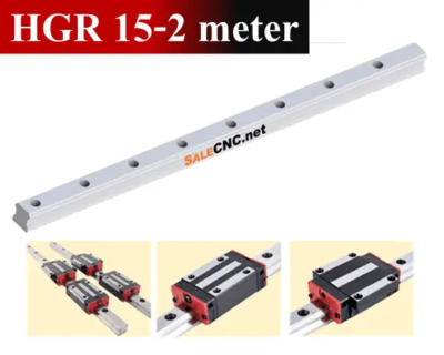 รางสไลด์ รางเลื่อน Linear Rail HGR15 ความยาว 2 เมตร