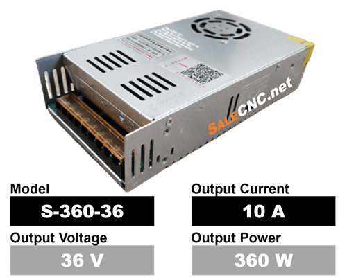 Power Supply S-360-36 พาวเวอร์ซัพพลาย 10A 36V