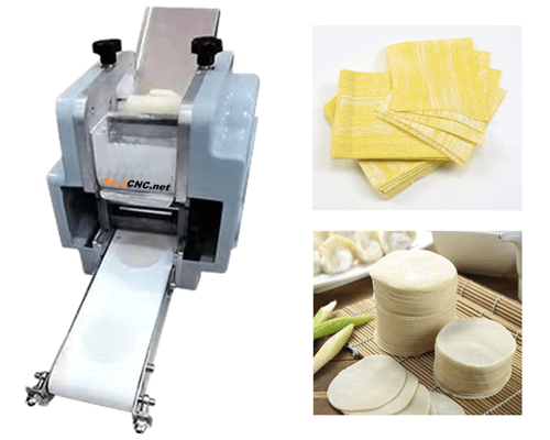 เครื่องตัดแผ่นเกี๊ยว เครื่องทำแผ่นเกี๊ยว อัตโนมัติ Dumpling Sheet Cutting Machine 1 เครื่องตัดแผ่นเกี๊ยว เครื่องทำแผ่นเกี๊ยว อัตโนมัติ Dumpling Sheet Cutting Machine