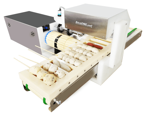 เครื่องเสียบไม้อัตโนมัติ ลูกชิ้น ไส้กรอก Automatic Meatball Skewer Machines 1 เครื่องเสียบไม้อัตโนมัติ ลูกชิ้น ไส้กรอก Automatic Meatball Skewer Machines