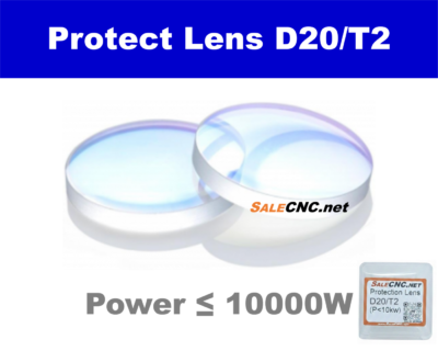 Fiber Laser Protection Lens - D20/T2, Power ≤ 10000W