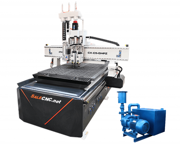 CNC Router 3 Heads – 1325, Tool Change, 6KW x1 – 4.5KW x2