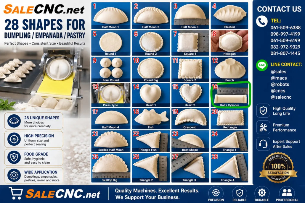 เครื่องทำขนม Ten-baht steamed bun maker (เครื่องทำกระหรี่ปั๊บ) 3 messageImage 1781779146789