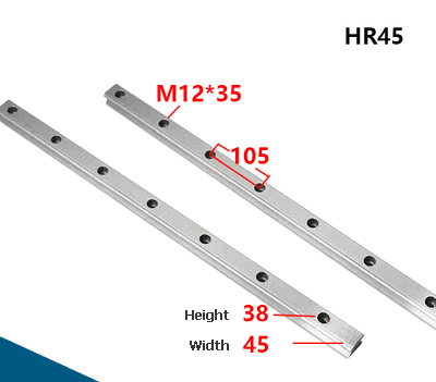 รางสไลด์ รางเลื่อน Linear Rail HGR45 ความยาว 3 เมตร 3 20230710095417
