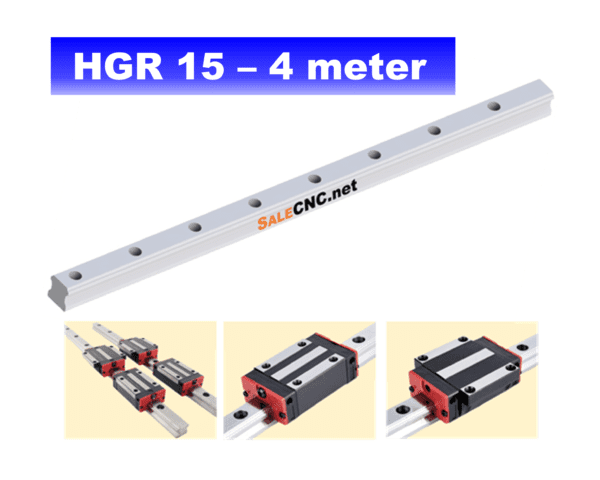 รางสไลด์ รางเลื่อน Linear Rail HGR15 ความยาว 4 เมตร 1 HGH15 4m