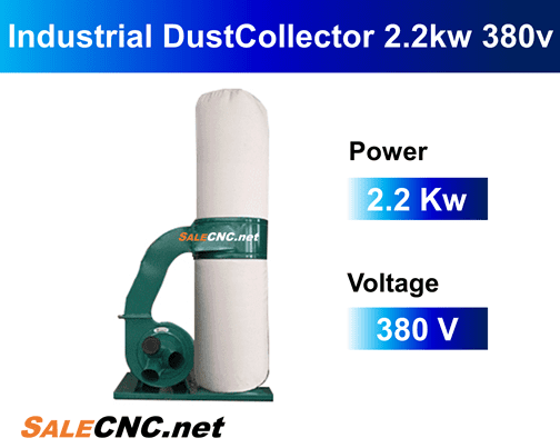 เครื่องดูดฝุ่น/ควันอุตสาหกรรม Industrial Dust Collector 2.2KW 380V 1 เครื่องดูดฝุ่น/ควันอุตสาหกรรม Industrial Dust Collector 2.2KW 380V
