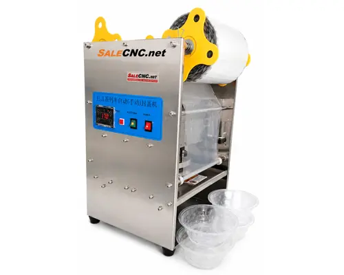 Automatic Round Food Container Sealing Machine – 17 cm Diameter