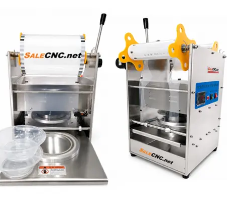 Automatic Round Food Container Sealing Machine - 17 cm Diameter 12 เครื่องแพ็คกล่องกลม