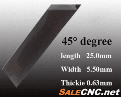 มีดตัด 45° (knife cutting)