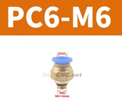 Fitting Air PC6 M6